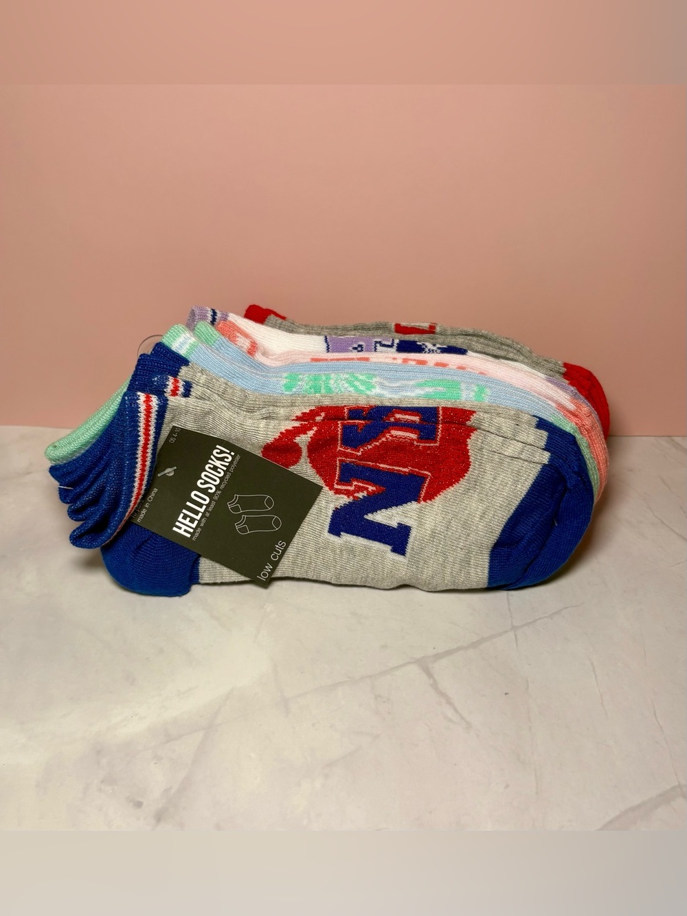 Low Cut City Socks Size 4-10 - Pack of 10